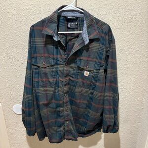 Carhartt Plaid Button-Up Shirt